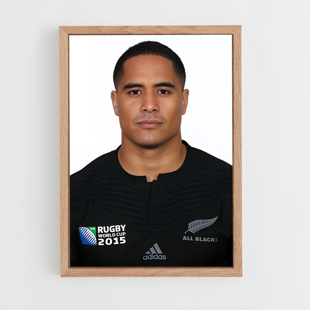 Poster Portrait de Champion – affiche Rugby (vue 4)